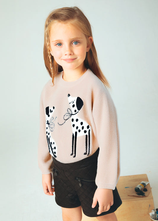 Jersey intarsia perritos