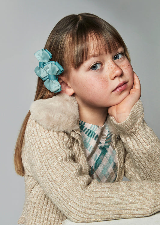 Rebeca tricot cuello pelo