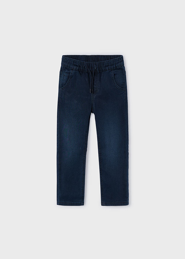 Pantalon soft denim jogger