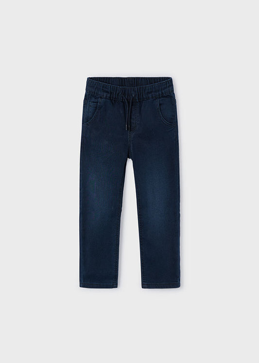 Pantalon soft denim jogger