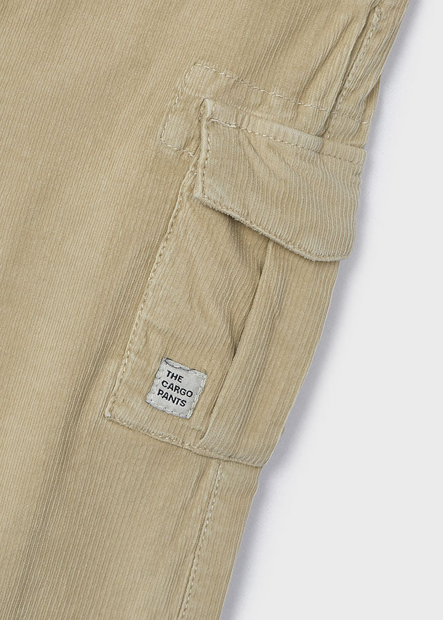 Pantalon cargo pana