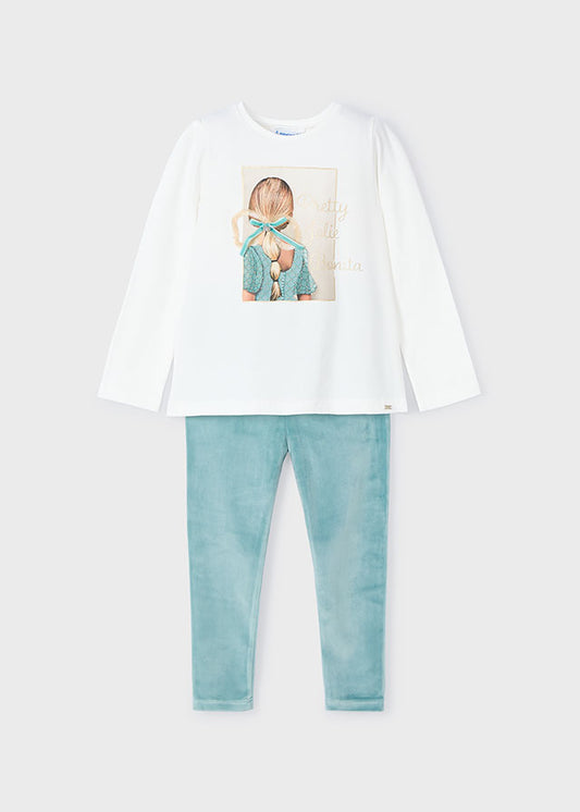 Conj. Leggings tercipelo