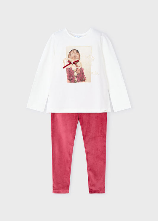 Conj. Leggings tercipelo