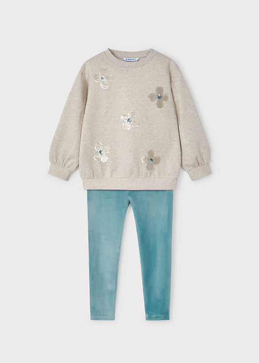 Conj. Leggings lentejuelas