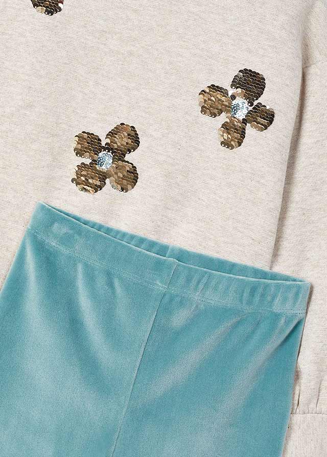 Conj. Leggings lentejuelas
