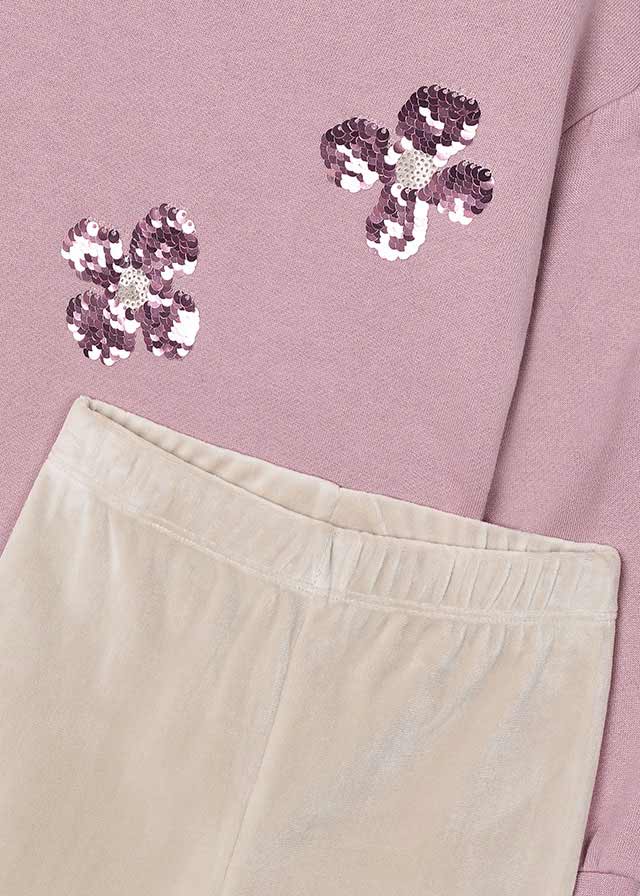 Conj. Leggings lentejuelas