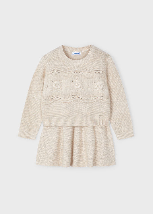 Conj. Falda tricot