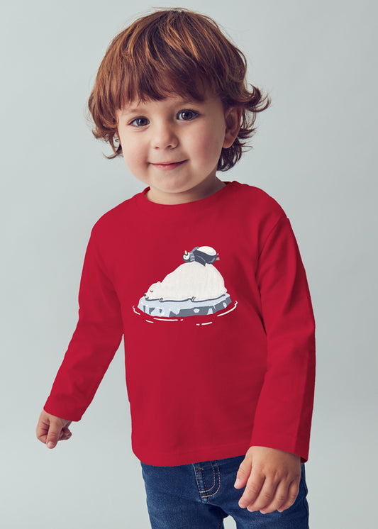 Camiseta m/l aplique