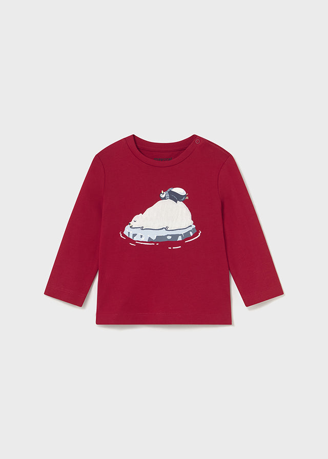 Camiseta m/l aplique