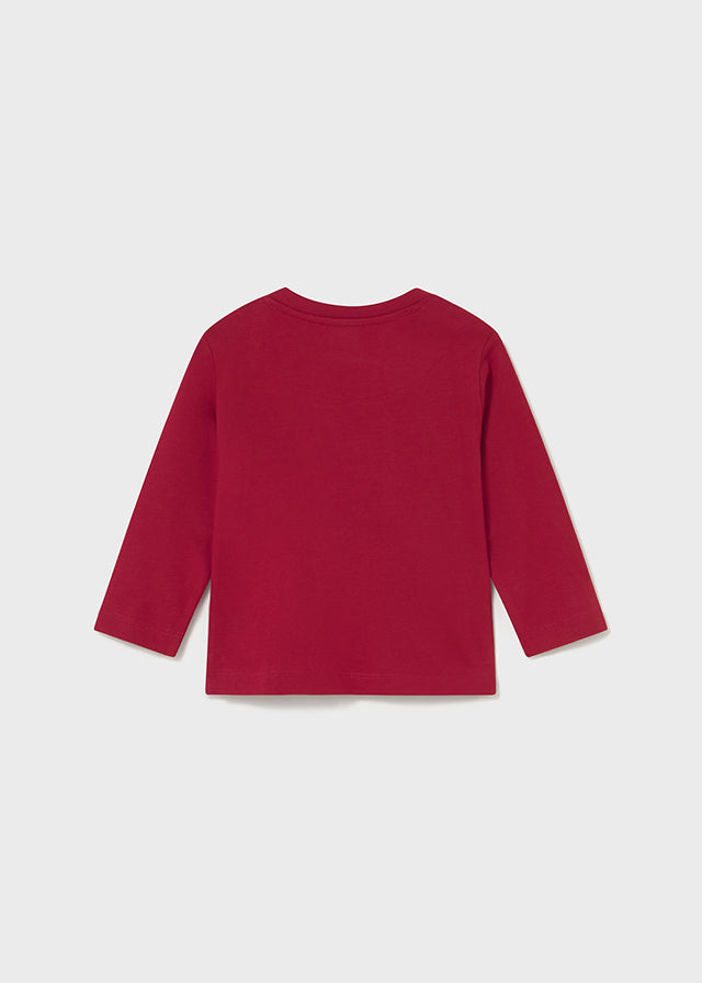 Camiseta m/l aplique