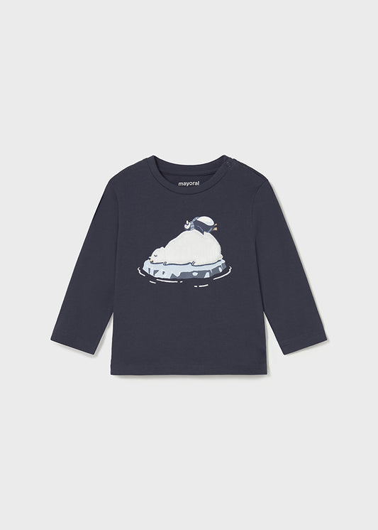 Camiseta m/l aplique