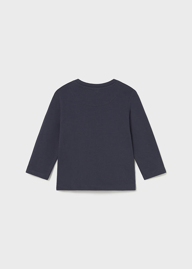 Camiseta m/l aplique