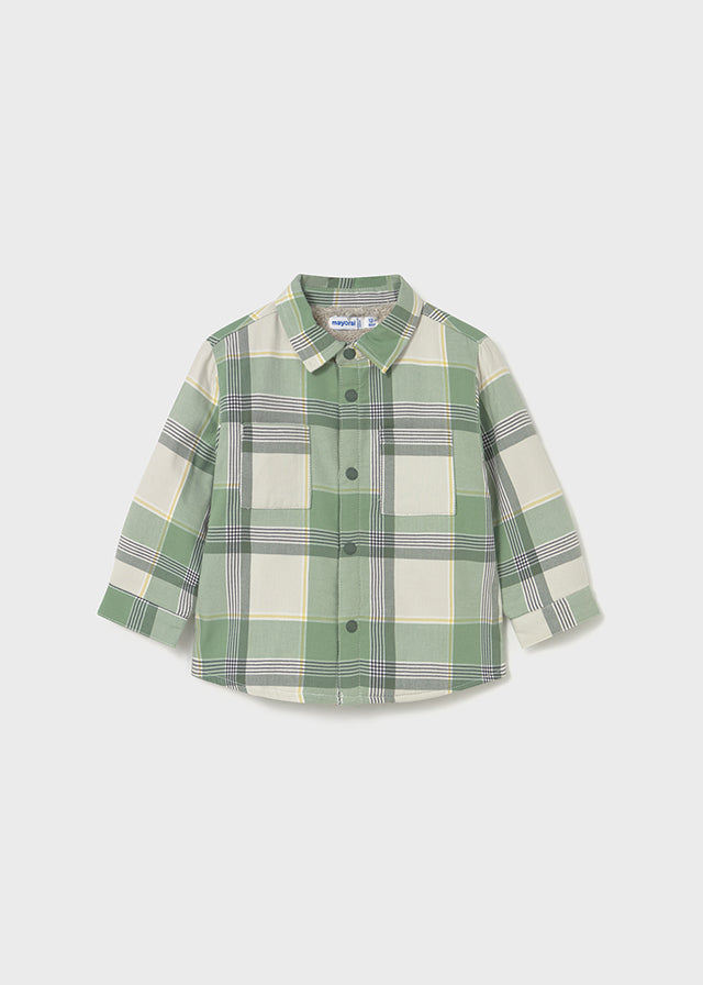 Sobrecamisa cuadros forrada