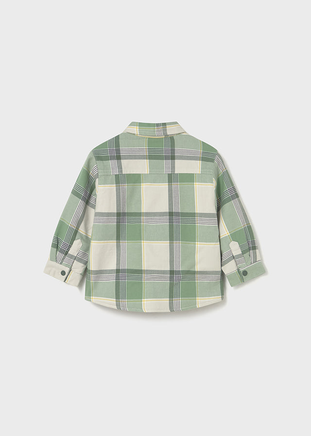 Sobrecamisa cuadros forrada