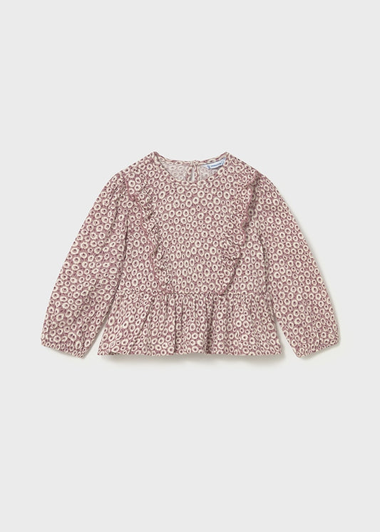 Blusa estampada punto bambula