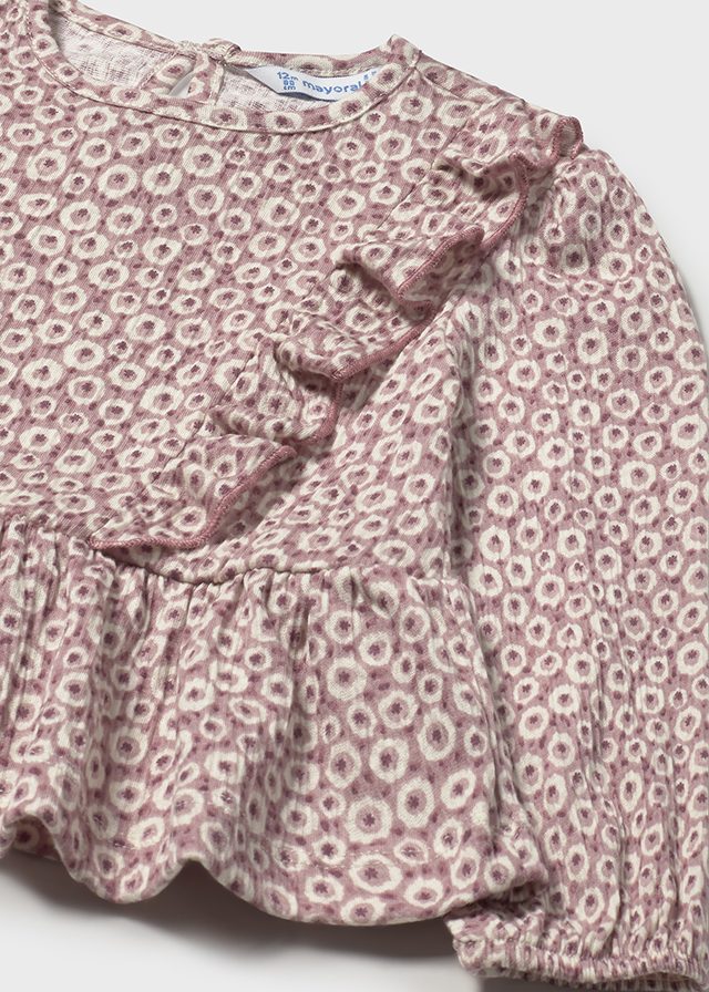 Blusa estampada punto bambula