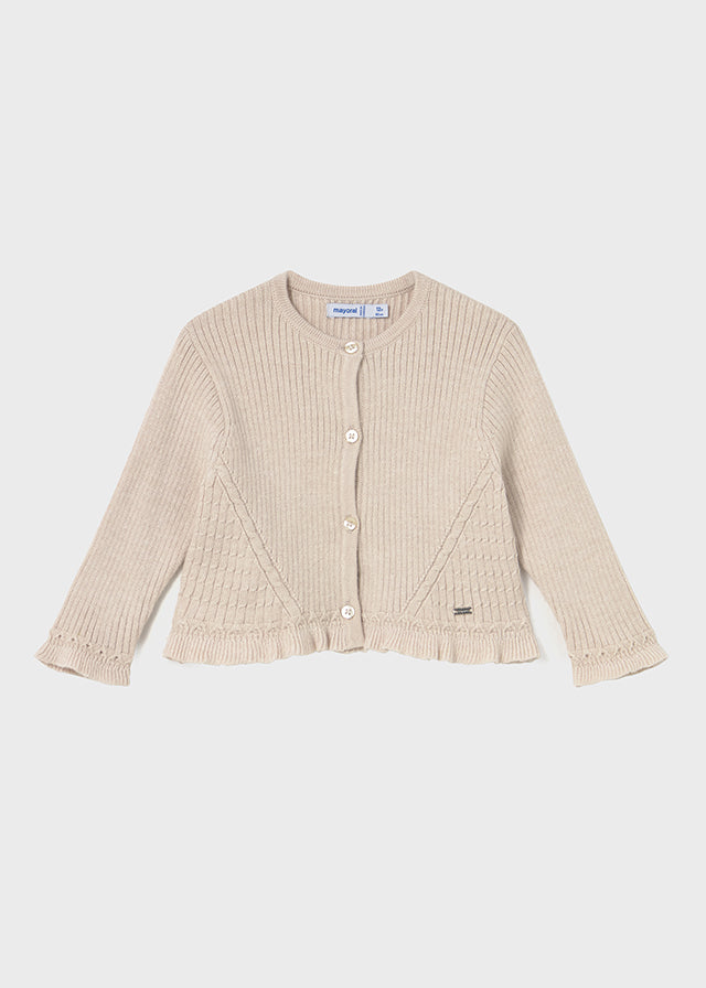 Rebeca tricot larga