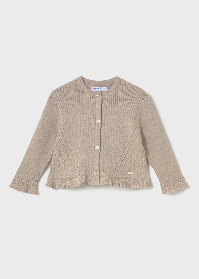 Rebeca tricot larga