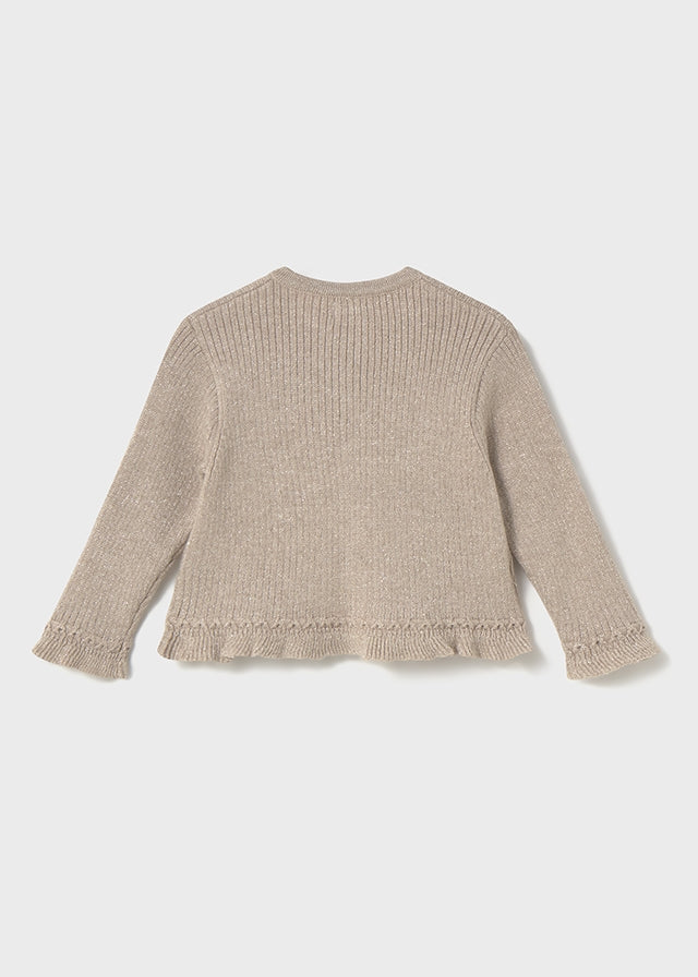 Rebeca tricot larga