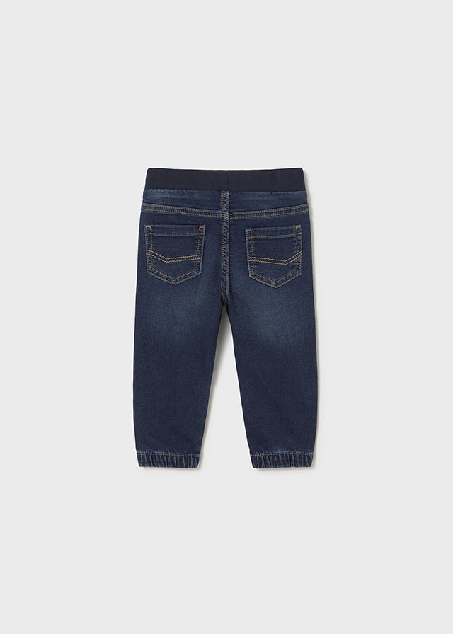 Pantalon soft denim jogger