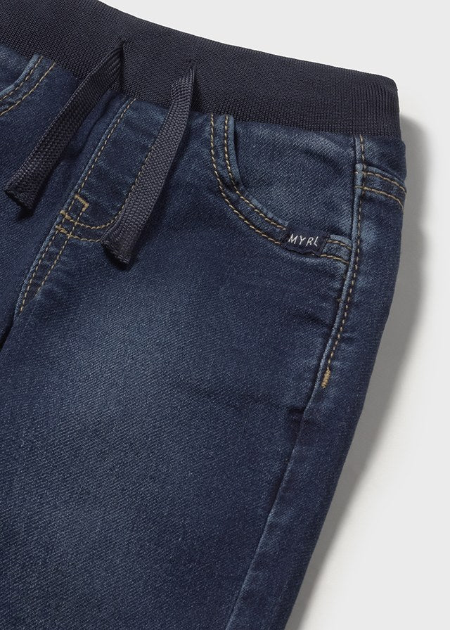 Pantalon soft denim jogger