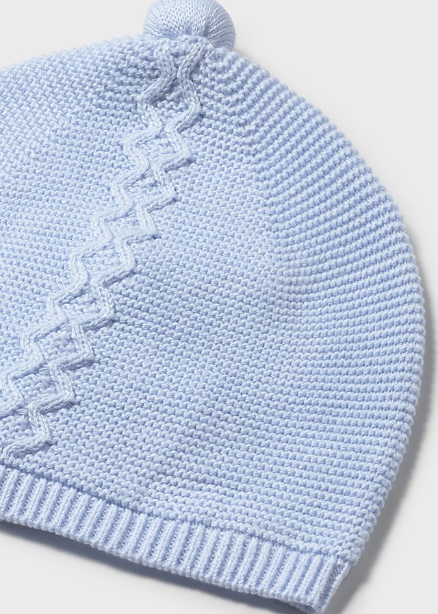 Conj. Polaina y gorro tricot