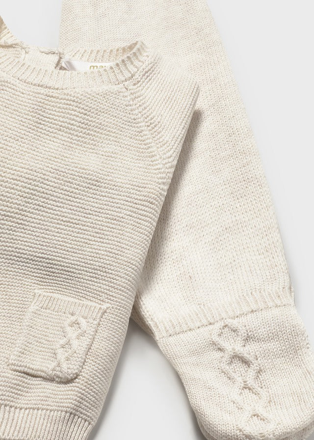 Conj. Polaina y gorro tricot