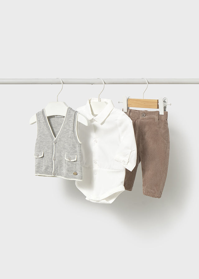 Conj. Pantalon body chaleco