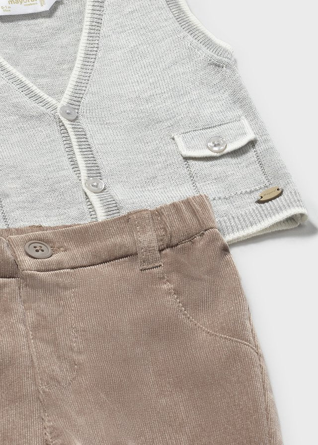 Conj. Pantalon body chaleco