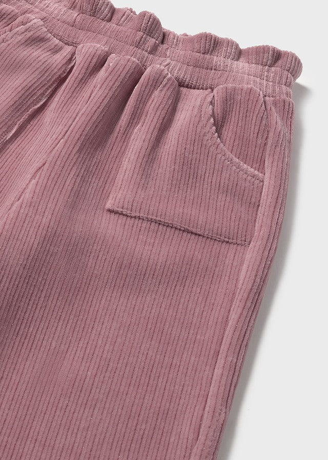 Pantalon largo punto pana