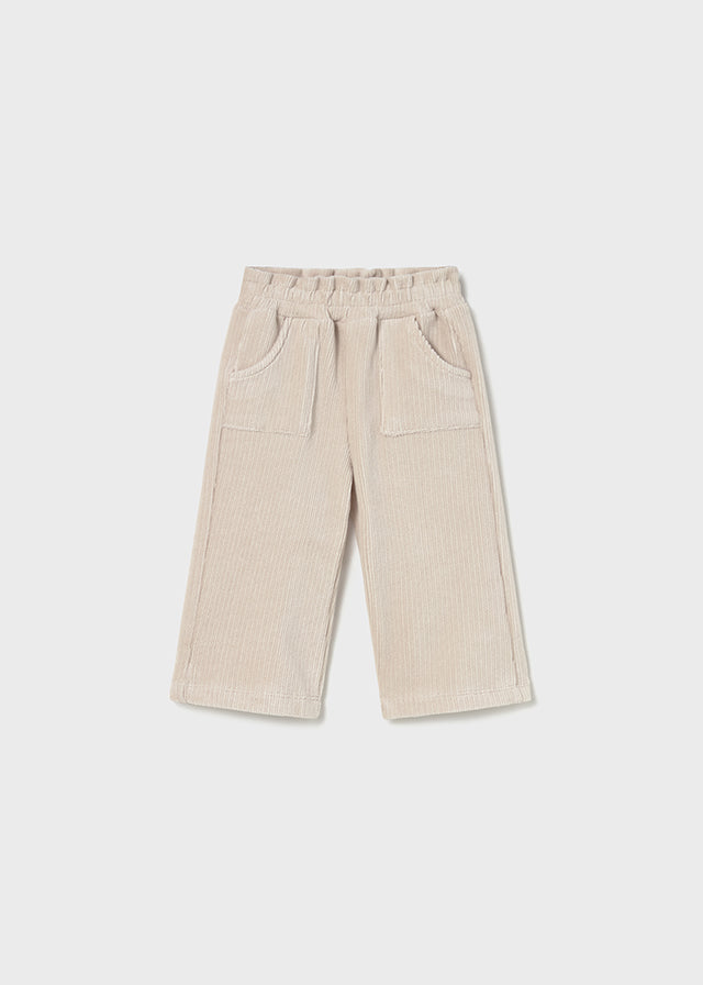 Pantalon largo punto pana