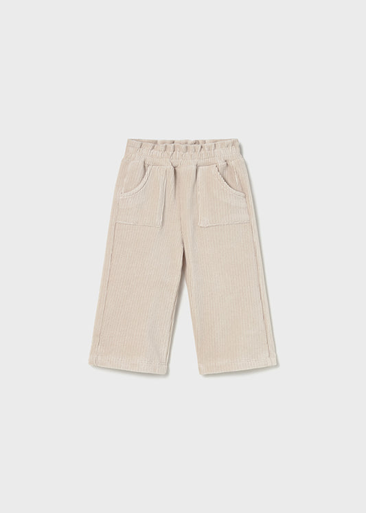 Pantalon largo punto pana