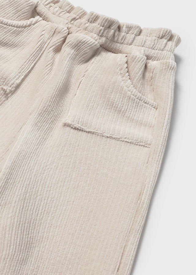 Pantalon largo punto pana