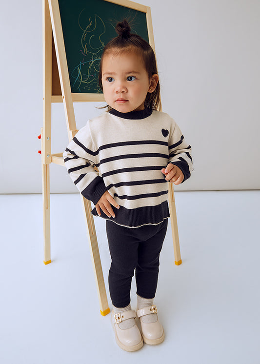 Conj. Pantalon largo tricot