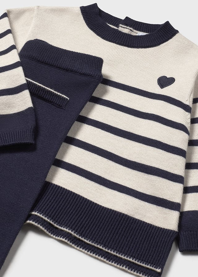 Conj. Pantalon largo tricot