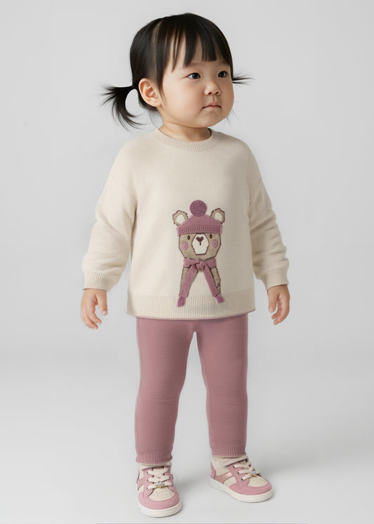 Conj. Pantalon largo tricot