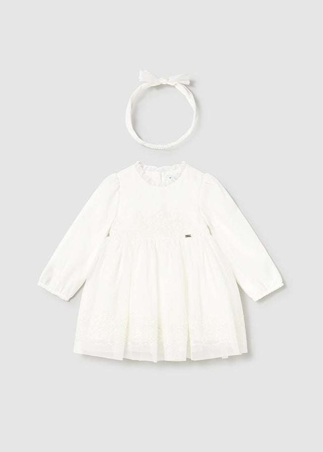 Vestido Ceremonia tul bordado