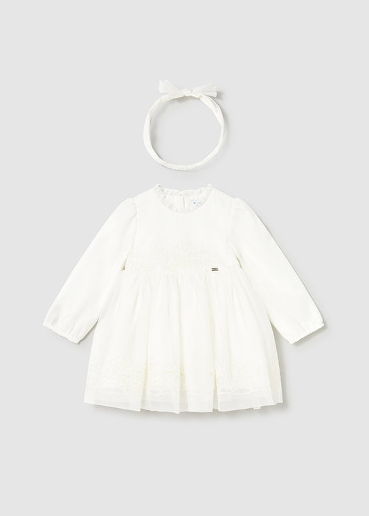 Vestido Ceremonia tul bordado