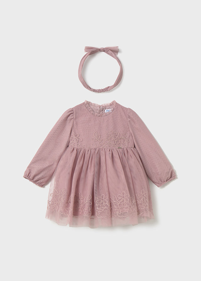 Vestido Ceremonia tul bordado
