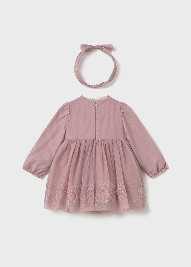 Vestido Ceremonia tul bordado