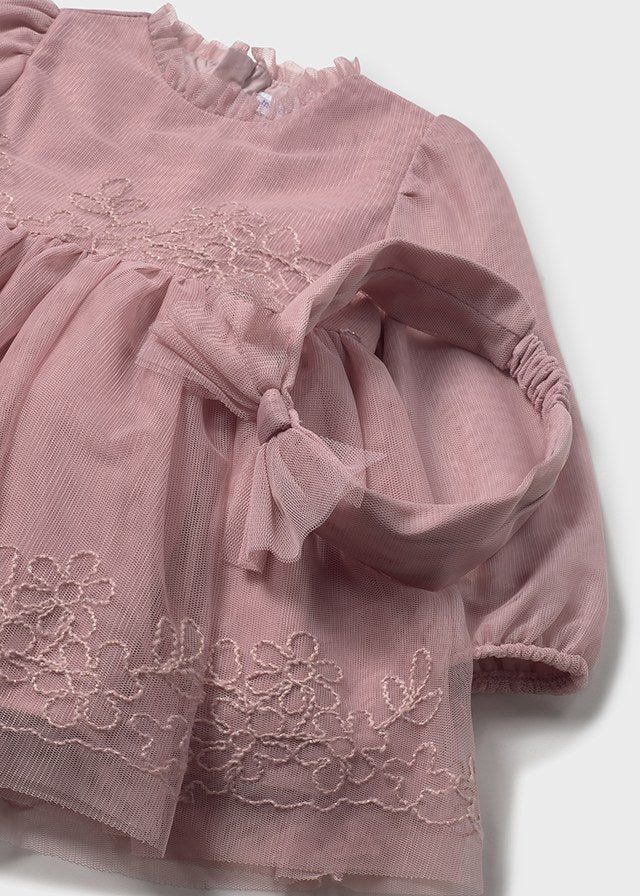Vestido Ceremonia tul bordado