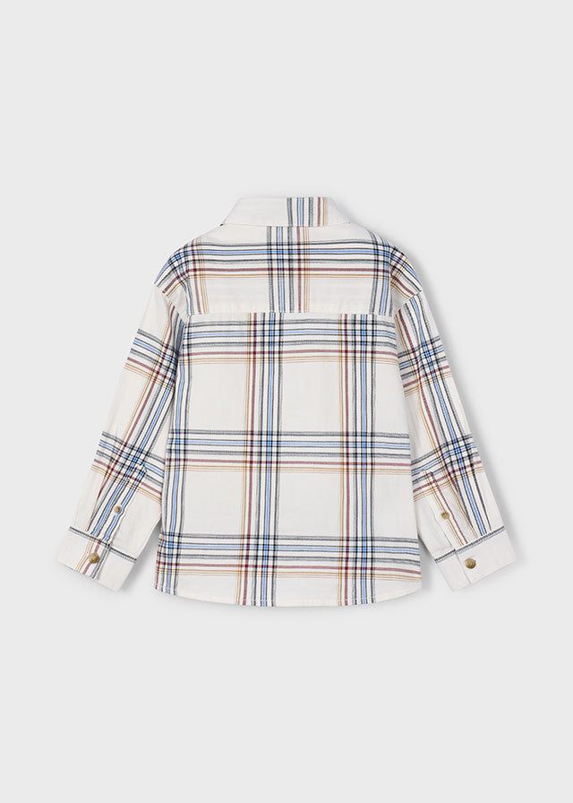 Camiseta m/l cuadros