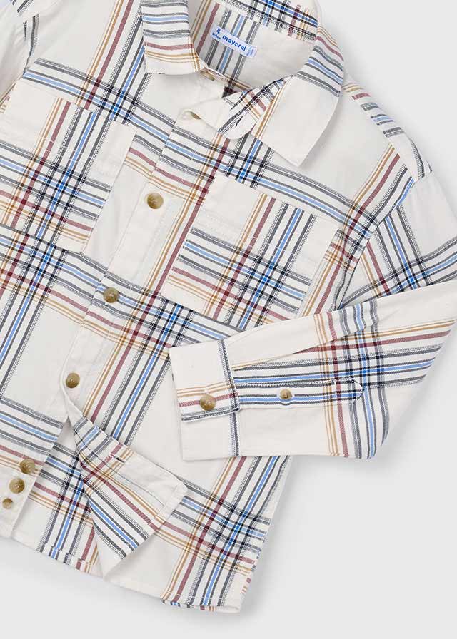 Camiseta m/l cuadros