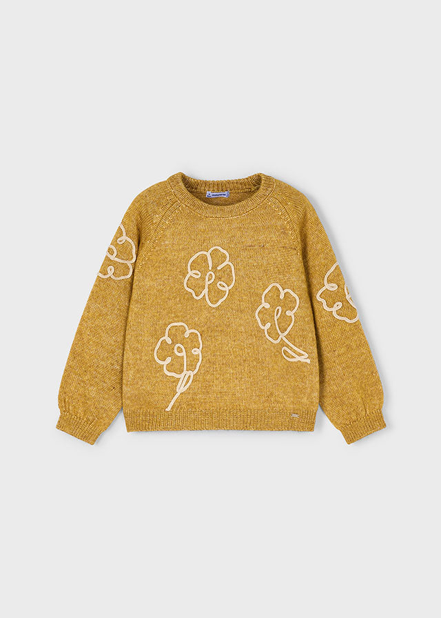 Jersey flores aplique