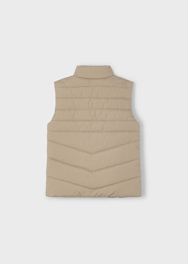 Chaleco acolchado sin capucha