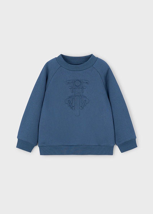 Pullover embossed