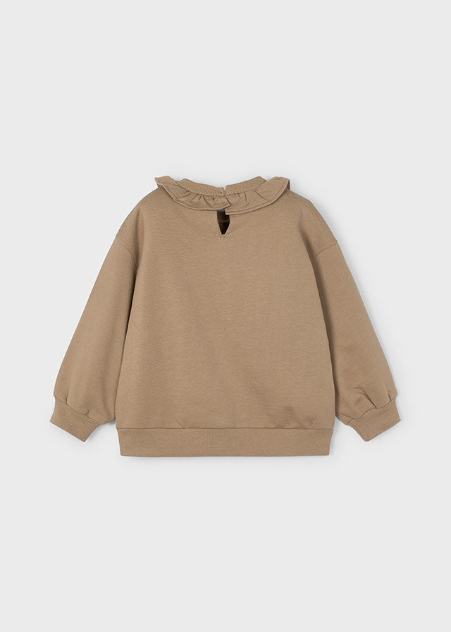 Pullover cuello volante