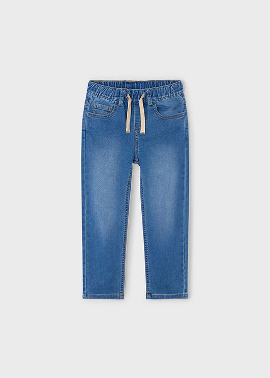 Pantalon soft denim jogger