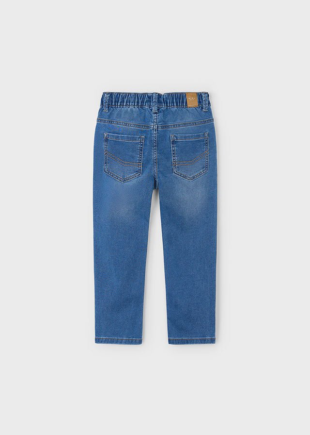 Pantalon soft denim jogger