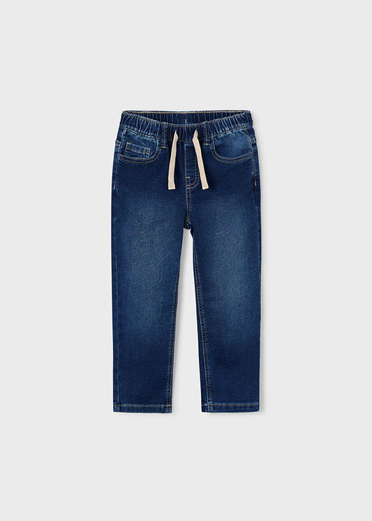 Pantalon soft denim jogger